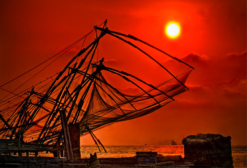 Chinese fishing nets